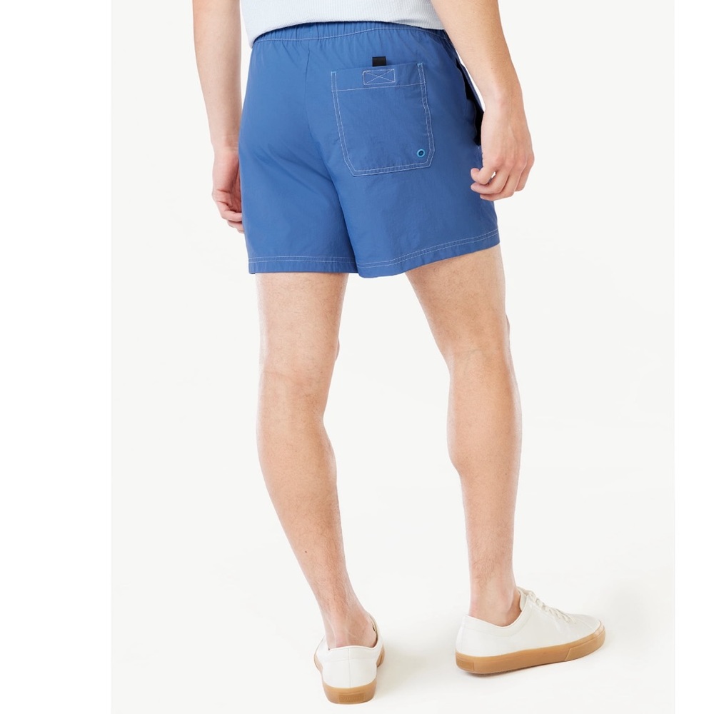 Free Assembly Men's Crinkle Nylon Shorts Size L